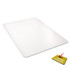 DEFLECTO CORPORATION CM11442FPC Clear All Day Use Chair Mat for Flat to Extra-High/Plush Pile Carpeted Floors, Rectangular, Straight Edges, 46" x 60", Clear