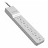 BELKIN, INC. BE106000-04-BLK Belkin 6-Outlet Home and Office Surge Protector - 4 foot cord - Black - 720 Joule - 6 x NEMA 5-15R - 1875 VA - 720 J - 125 V AC Input - 125 V AC Output