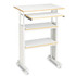 SAFCO PRODUCTS 1929GR Muv Stand-Up Adjustable-Height Desk, 29.5" x 22" x 35" to 49", Gray