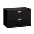 HNI CORPORATION HON 692LP  Brigade 600 42inW x 19-1/4inD Lateral 2-Drawer File Cabinet, Black