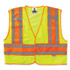 TENACIOUS HOLDINGS, INC. ergodyne® 23399 GloWear 8245PSV Class 2 Public Safety Vest, Polyester, 4X-Large/5X-Large, Lime