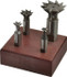 Value Collection 3/8-1-3/8 45D 4 Piece 3/8 to 1-3/8" 45° Dovetail Cutter Set