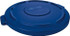Rubbermaid fg263100blue Trash Can & Recycling Container Lid: Round, For 32 gal Trash Can