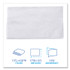 BOARDWALK 8321W 1/8-Fold Dinner Napkins, 2-Ply, 15 x 17, White, 150/Pack, 20 Packs/Carton