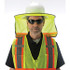 Cordova VHB101 Hard Hat Neck Shade: Polyester, Lime, Use with Cap Style & Full-Brim Hard Hat