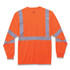 TENACIOUS HOLDINGS, INC. ergodyne® 21714 GloWear 8391 Class 3 Hi-Vis Long Sleeve Shirt, Polyester, Orange, Large