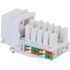 LASTAR INC. C2G 29311  Cat6 RJ45 UTP Keystone Jack - White - Modular insert - CAT 6 - white - 1 port