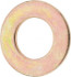 Value Collection AHSW100OY 1" Screw SAE Flat Washer: Steel, Zinc Yellow Dichromate Finish