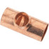 Mueller Industries BD-15883 3/4 x 3/4 x 1/2" Wrot Copper Pipe Reducing Tee