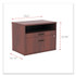 ALERA LS583020MC Alera Open Office Desk Series Low File Cabinet Credenza, 2-Drawer: Pencil/File, Legal/Letter, 1 Shelf,Cherry,29.5x19.13x22.88