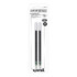 NEWELL BRANDS INC. Uni-Ball 65808  207 Impact Gel Pen Refills, Bold Point, 1.0 mm, Black, Pack Of 2 Refills