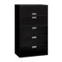 HNI CORPORATION 695LP HON Brigade 600 42inW x 19-1/4inD Lateral 5-Drawer File Cabinet, Black