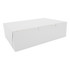 SOUTHERN CHAMPION TRAY L.P. SCT 1025  Tuck-Top Bakery Boxes, 4inH x 14inW x 10inD, White, Pack Of 100 Boxes