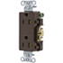 Bryant Electric DRS20 Straight Blade Duplex Receptacle: NEMA 5-20R, 20 Amps, Grounded