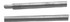 Schaefer Brush 13003 36" Long, 12-24 Female, Aluminum Brush Handle Extension