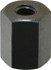 TE-CO 61501 M6x1.00 Metric Coarse, 16mm OAL Steel Standard Coupling Nut
