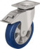 Blickle 741923 Swivel Top Plate Caster: Polyurethane-Elastomer Blickle Besthane, 6-1/2" Wheel Dia, 1-31/32" Wheel Width, 1,210 lb Capacity, 7-61/64" OAH