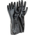 SHOWA 6797-10 Chemical Resistant Gloves: Large, 18 mil Thick, Neoprene-Coated