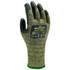 SHOWA 257M-07 Cut, Puncture & Abrasive-Resistant Gloves: Size M, ANSI Cut A7, ANSI Puncture 2, Foam Nitrile, Kevlar