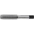 Cle-Line C00711 Straight Flute Tap: #5-40 UNC, 3 Flutes, Plug, 2B/3B Class of Fit, High Speed Steel, Bright/Uncoated