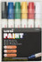 Uni-Ball 63630 Solid Paint Marker: Black, Blue, Green, Red, White & Yellow, Oil-Based, Bullet Point