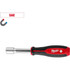 Milwaukee Tool 48-22-2557 Nutdrivers; Tool Type: Nut Driver ; Size (Decimal Inch): 9/16 ; Shaft Type: Hollow ; Shaft Length: 7.5000 ; Overall Length (Decimal Inch): 7.5000 ; Handle Type: Tri-Lobular