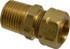 Parker 68CA-10-8 Compression Tube Connector: 1/2-14" Thread, Compression x MNPT