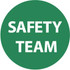 AccuformNMC HH119 25 Qty 1 Pack Safety Team, Hard Hat Label