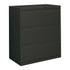 HNI CORPORATION HON 883LS  800 36inW x 19-1/4inD Lateral 3-Drawer File Cabinet With Lock, Charcoal