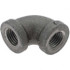 Value Collection 13251G Black 90 ° Elbow: 1/4"