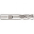 SGS 40000 Corner Radius End Mill: 4 mm Dia, 14 mm LOC, 4 mm Radius, 4 Flutes, Solid Carbide