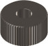 MSC OTSX225BN Beveled Face Knurl Wheel: 1" Dia, 90 ° Tooth Angle, 25 TPI, Straight, Cobalt