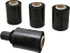 Stretch Associates QWP-80BLK-5 (4) 5" x 1,000' Rolls 80 Gauge Black Bundling Stretch Film with Dispenser