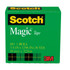 3M CO Scotch 810-3/4X1296  Magic Tape, Invisible, 3/4 in x 1296 in, 1 Tape Roll, Clear, Home Office and School Supplies