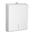 SPARCO PRODUCTS-OBS Genuine Joe 02197CT  C-Fold/Multi-fold Towel Dispenser Cabinet - C Fold, Multifold Dispenser - 13.5in Height x 11in Width x 4.3in Depth - Stainless Steel - White