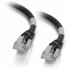 LASTAR INC. 00808 C2G 1ft Cat6 Snagless Shielded (STP) Ethernet Cable - Cat6 Network Patch Cable - Black - Category 6 for Network Device - RJ-45 Male - RJ-45 Male - Shielded - 1ft - Black