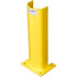 Bluff Manufacturing 1/4PO18-YEL Open Shelving Accessories & Components; Component Type: Post Protector ; For Use With: Rack Post ; Material: Steel ; Width (Inch): 6 ; Height (Feet): 18.000 ; Color: Yellow