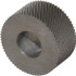 MSC BPLX480 Standard Knurl Wheel: 5/16" Dia, 70 ° Tooth Angle, 80 TPI, Diagonal, Cobalt