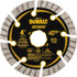 DeWALT DW4711T Wet & Dry Cut Saw Blade: 4" Dia, 7/8" Arbor Hole, 8 Teeth