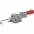 De-Sta-Co 3031-SS Pull-Action Latch Clamp: Horizontal, 200 lb, J-Hook, Flanged Base