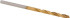 Guhring 9006510018500 Jobber Length Drill Bit: #49, 118 °, High Speed Steel