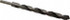 Michigan Drill 212X 13/16 Reduced Shank Drill Bit: 13/16'' Dia, 1/2'' Shank Dia, 118 0, High Speed Steel