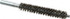 Schaefer Brush 43819 Double Stem/Spiral Tube Brush: 11/16" Dia, 6" OAL, Stainless Steel Bristles