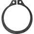 Rotor Clip SH-125ST PA External SH Style Retaining Ring: 1.176" Groove Dia, 1.25" Shaft Dia, Spring Steel, Phosphate Finish