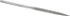 Strauss HB2602 D91 8-1/2" OAL Fine Half Round Needle Diamond File