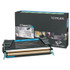 LEXMARK INT'L, INC. C748H1CG C748H1CG Return Program High-Yield Toner, 10,000 Page-Yield, Cyan