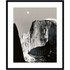 UNIEK INC. A42705524635 Amanti Art Moon Over Half Dome by Ansel Adams Wood Framed Wall Art Print, 28inW x 33inH, Black