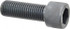 Unbrako 103137 Socket Cap Screw: M20 x 2.5, 60 mm Length Under Head, Socket Cap Head, Hex Socket Drive, Alloy Steel, Black Oxide Finish