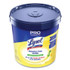 RECKITT BENCKISER LYSOL® Brand 99856EA Professional Disinfecting Wipe Bucket, 1-Ply, 6 x 8, Lemon and Lime Blossom, White, 800 Wipes