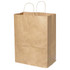 DURO BAG MFG. CO. Duro Bag 87490  Novolex Paper Bistro Carry-Out Bags, 12inH x 10inW x 7inD, Kraft, Carton Of 250